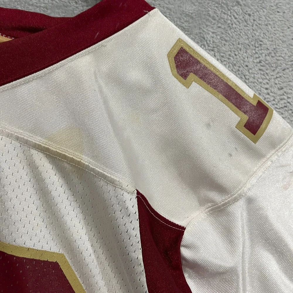Adidas Shirt‎ Men's Small Jersey Football Vintage 80s USA Made White Red 12